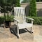 Highwood Usa Lehigh Rocking Chair Outdoor Furniture for Patio, Backyard, Garden AD-RKCH1-WHE - alternate 3